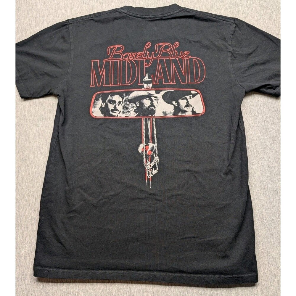 Barely Blue Midland Band Gift For Fans Black T-Shirt Size Medium